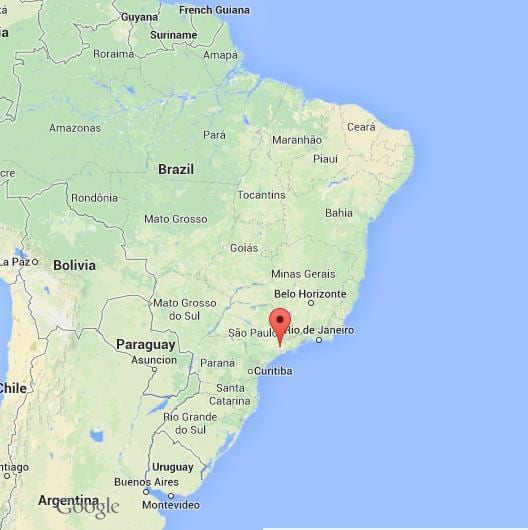São Paulo brazil map